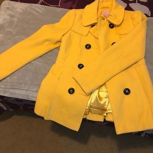Yellow Pea Coat